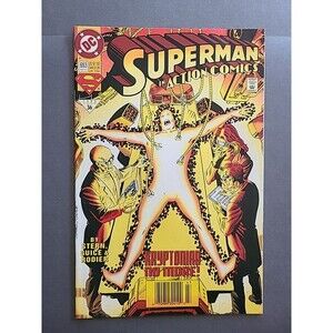 Vintage Superman In Action Comics #693 The Last Purge Of Krypton DC Comics 1993